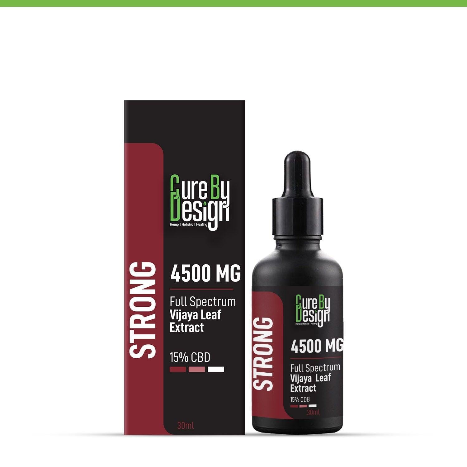 Cure By Design - Full-Spectrum Cannabis Extract 4500 MG Strong.