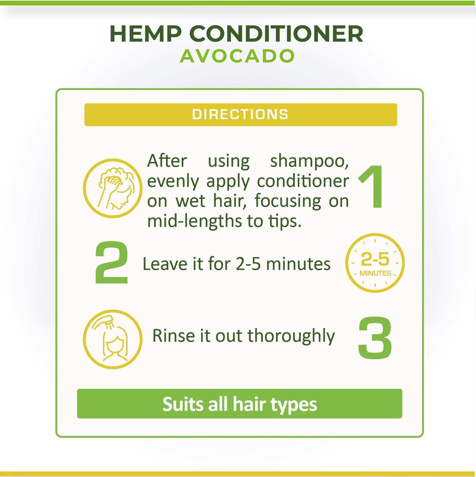 Cure by Design Hemp & Avocado Conditioner - CBD Store India