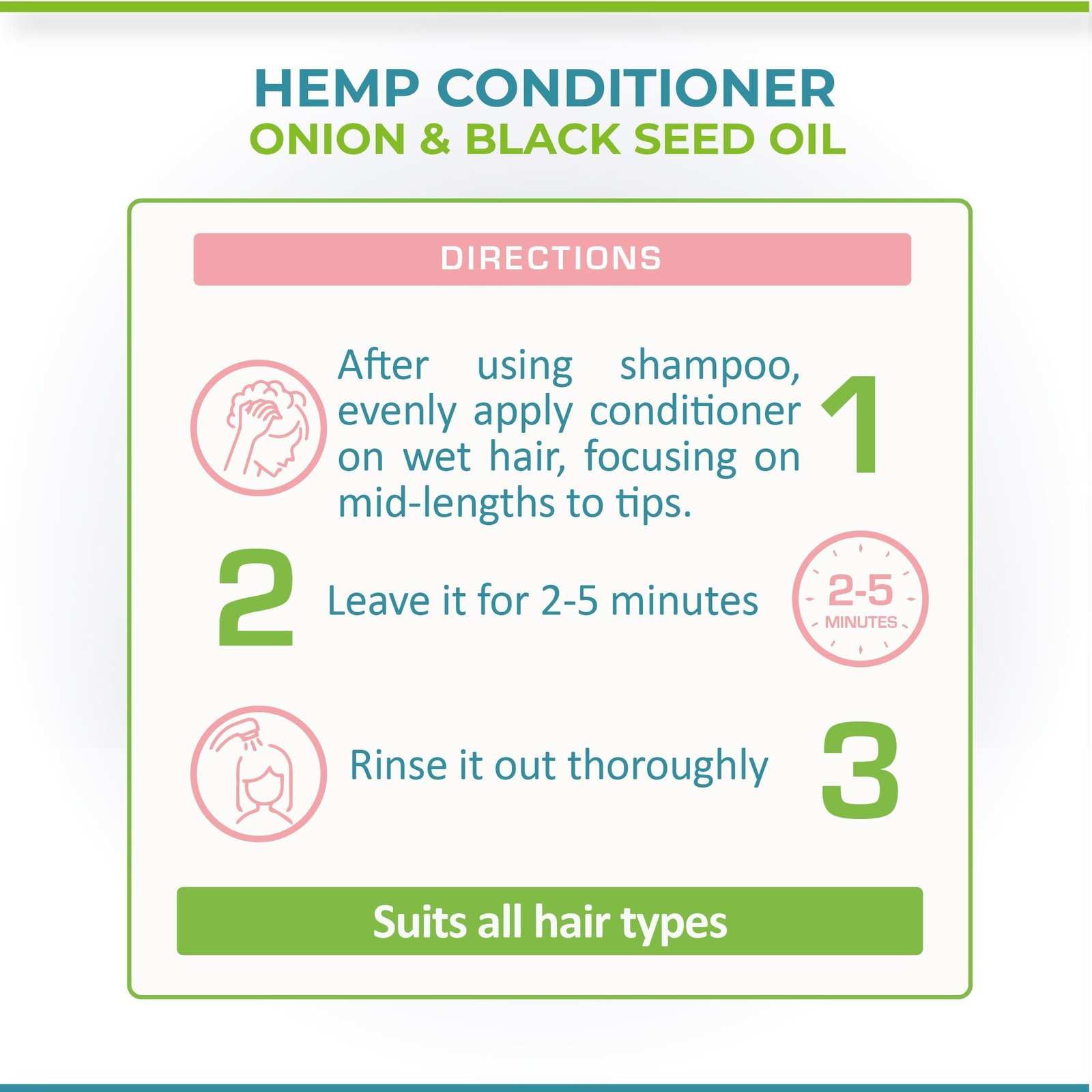 Cure by Design Hemp Black Seed Oil & Onion Conditioner - CBD Store India