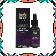 Cure By Design Hemp Blend Massage Oil For Sleep - CBD Store India