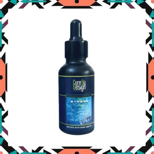 Cure By Design Hemp Blend Massage Oil For Stress - CBD Store India