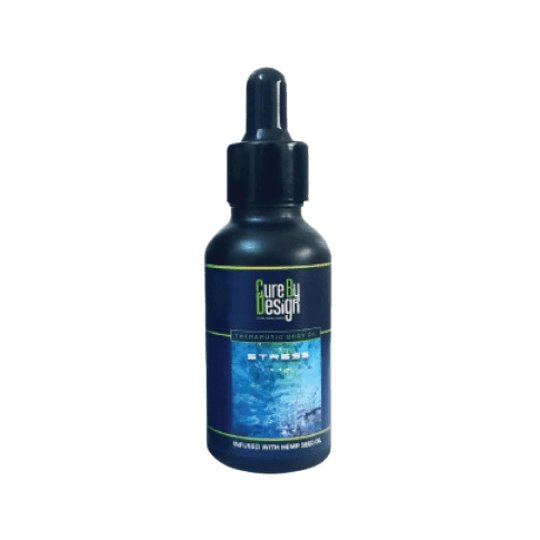 Cure By Design Hemp Blend Massage Oil For Stress - CBD Store India