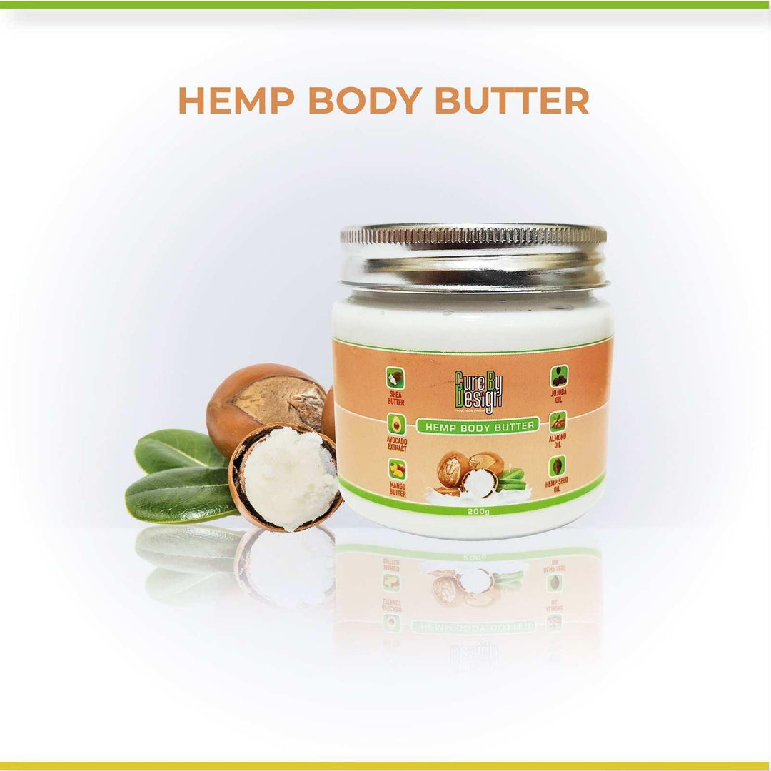 Cure By Design Hemp Body Butter 200 GmCure By Design Hemp Body Butter 200 Gm
