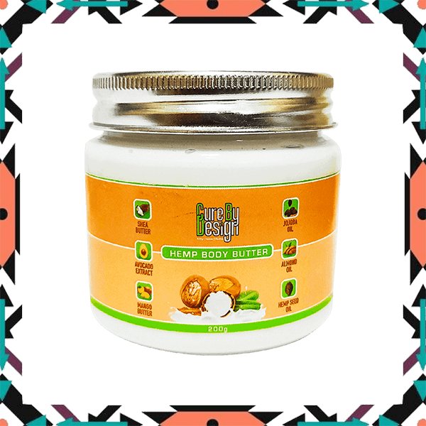 Cure By Design Hemp Body Butter 200 Gm - CBD Store India