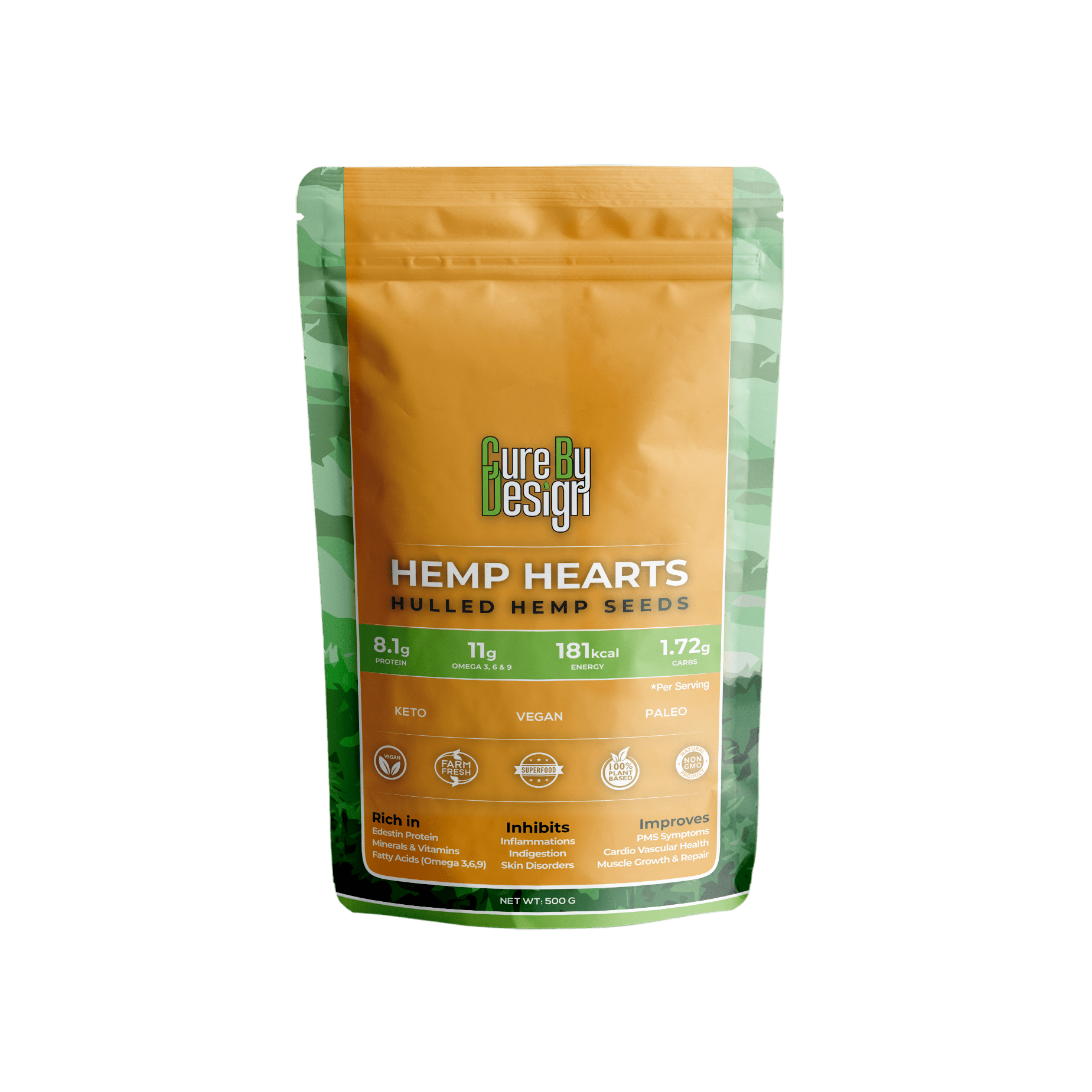 Cure By Design Hemp Hearts - CBD Store India