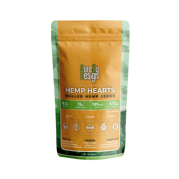 Cure By Design Hemp Hearts - CBD Store India