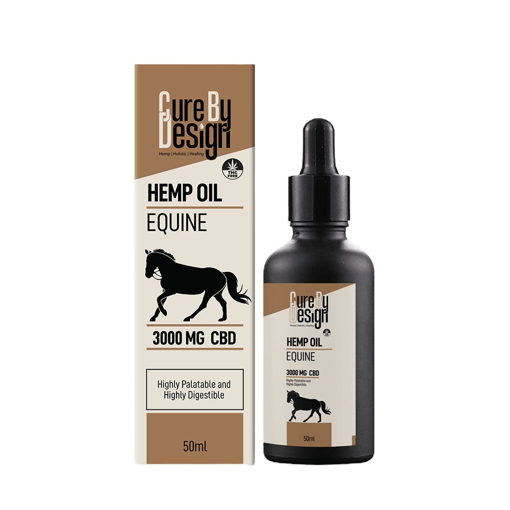 Cure By Design Hemp Oil for Equine 3000mg CBD - CBD Store India