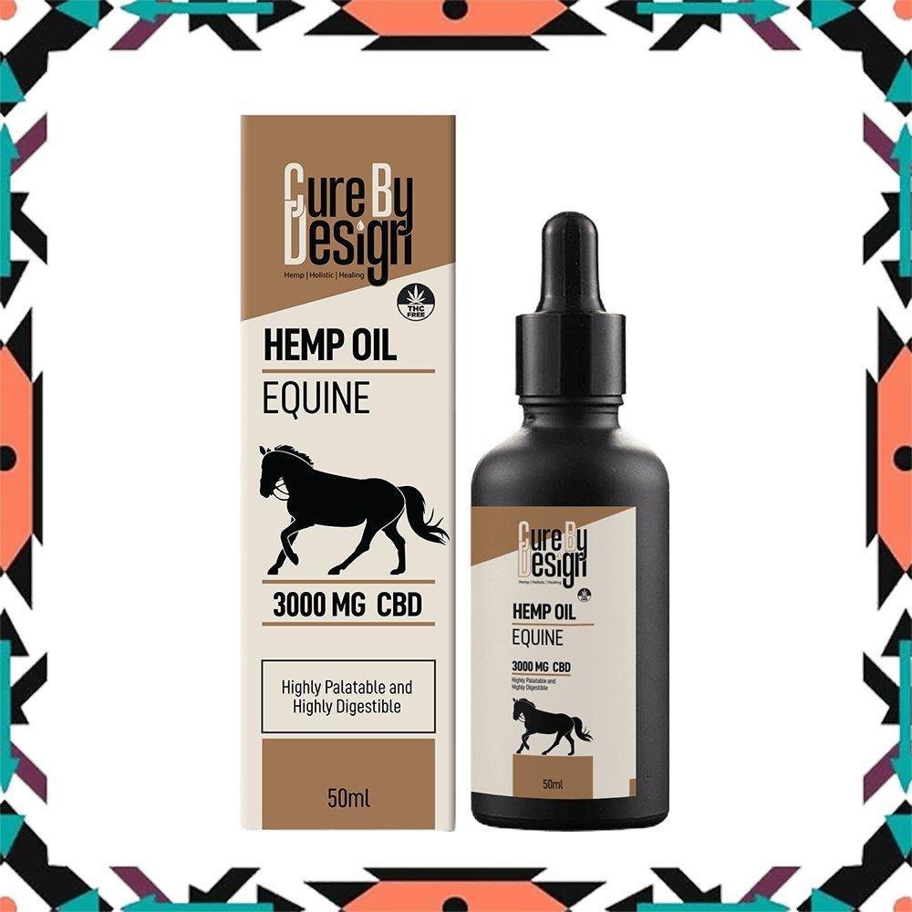 Cure By Design Hemp Oil for Equine 3000mg CBD.