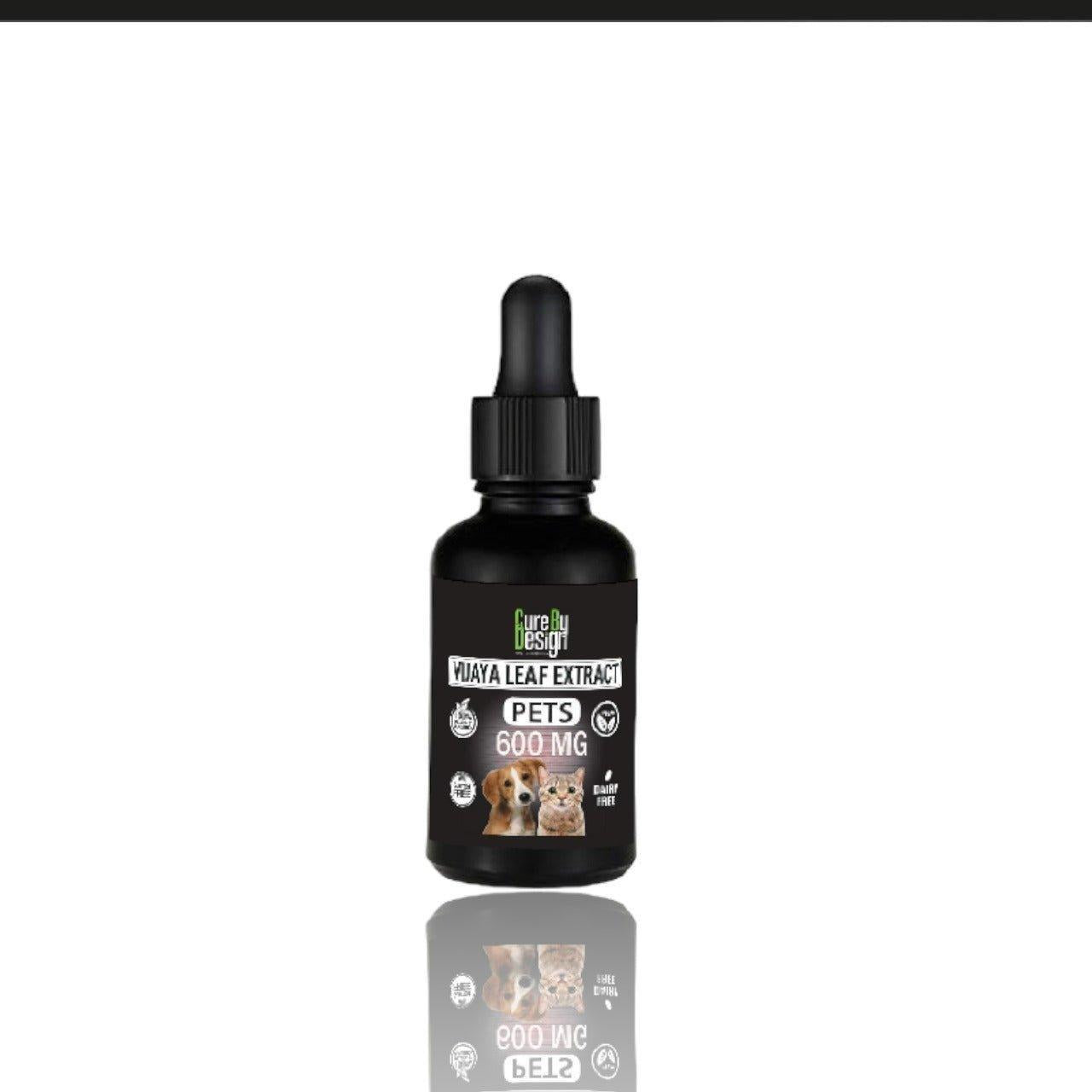 Cure By Design - Hemp Oil for Pets 600mg Full Spectrum CBD.