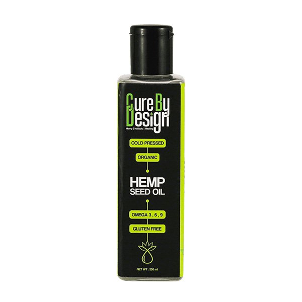 Cure By Design Hemp Seed Oil 200ml - CBD Store India