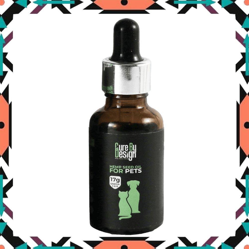 Cure By Design Hemp Seed Oil For Pets.