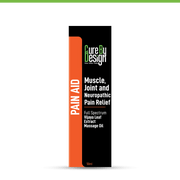 Cure By Design - Pain Aid (1%) Polyherbal Massage Oil - CBD Store India