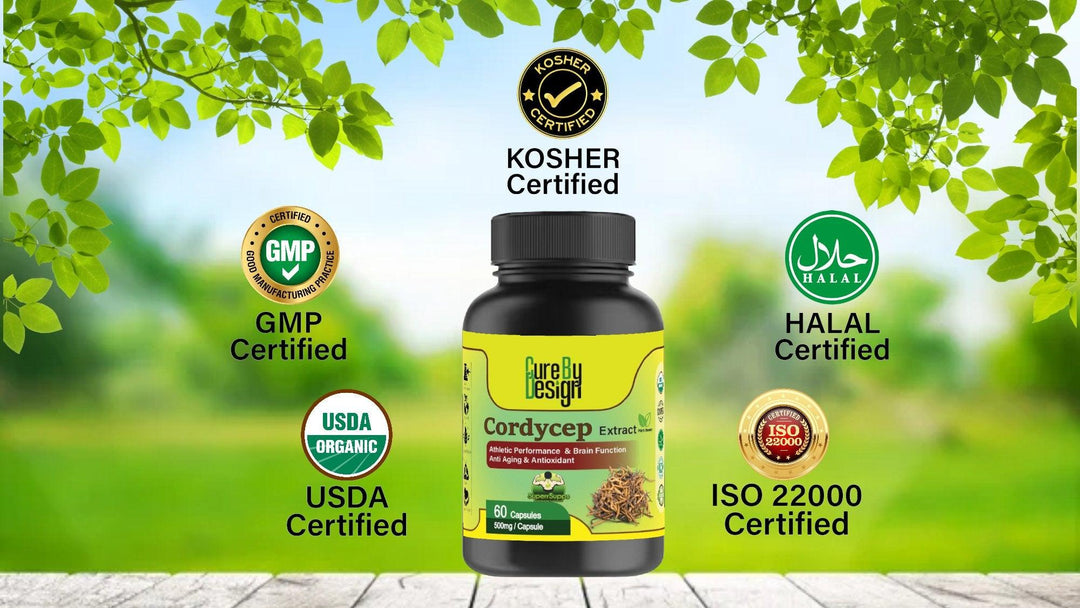 Cure By Design - Superrsupps Cordyceps CapsulesCordyceps Capsules