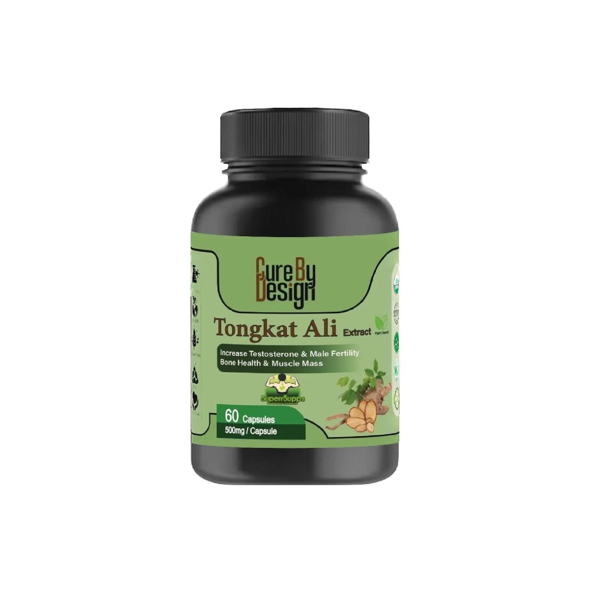 Cure By Design - Superrsupps Tongkat Ali Capsules.