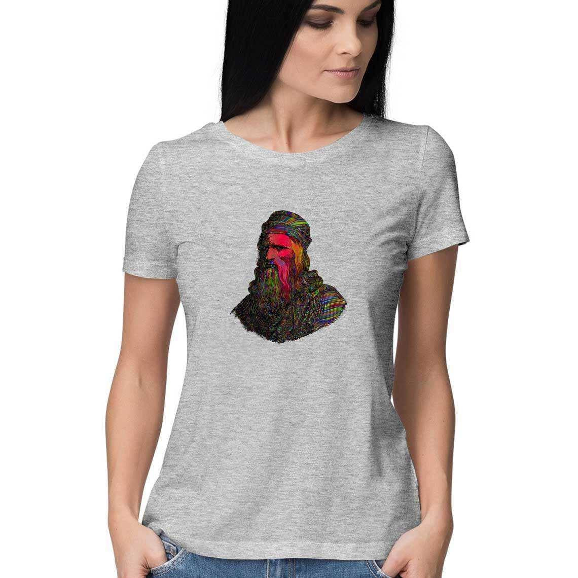 Da Vinci's Fractaled Dream Women's Graphic T-Shirt.