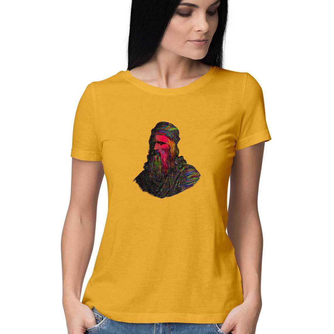 Da Vinci's Fractaled Dream Women's Graphic T-Shirt - CBD Store India