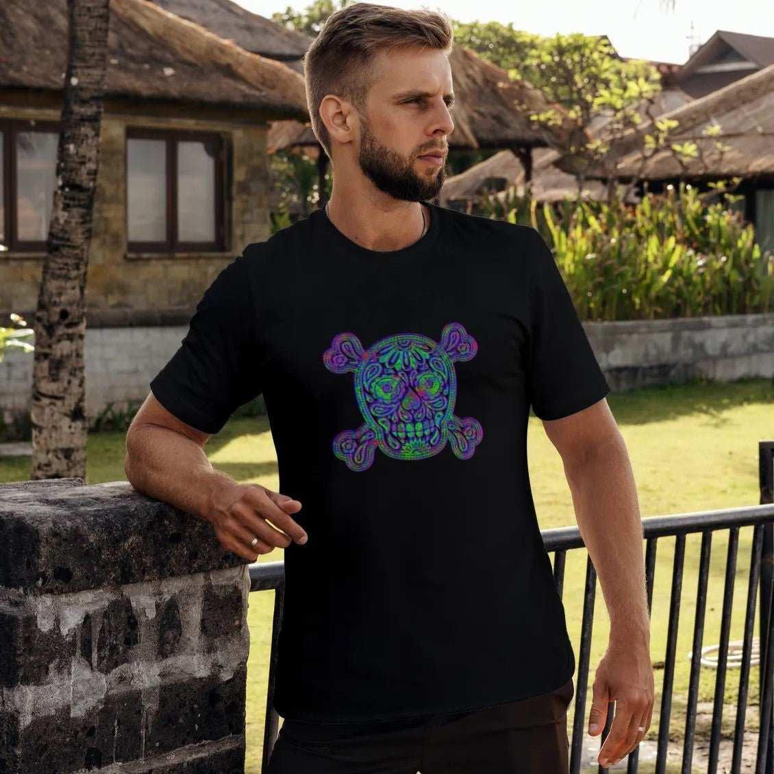 Danger!!! Good Vibes Approaching Men's Graphic T-Shirt.