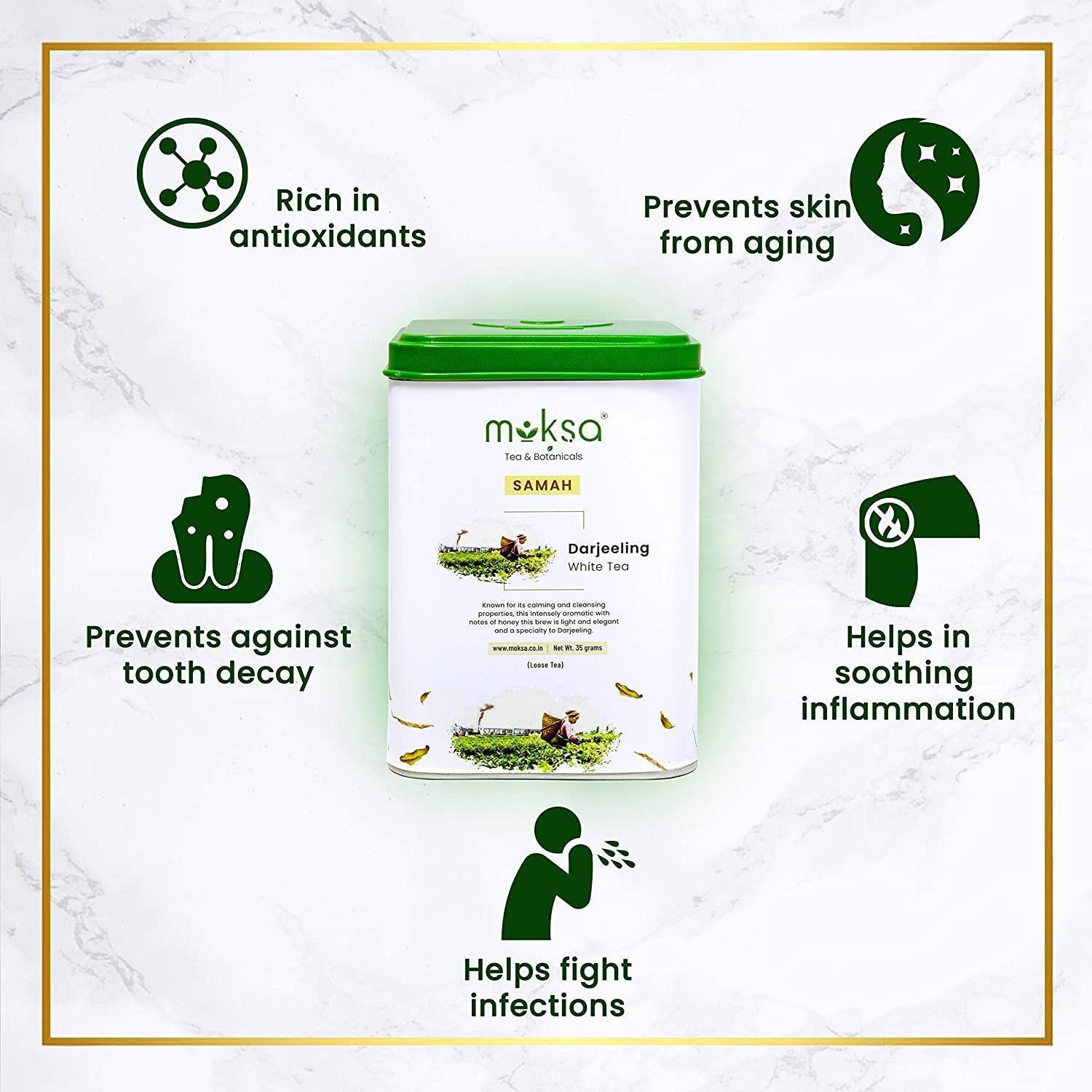 Darjeeling White Loose Leaf Tea - 35 gm.