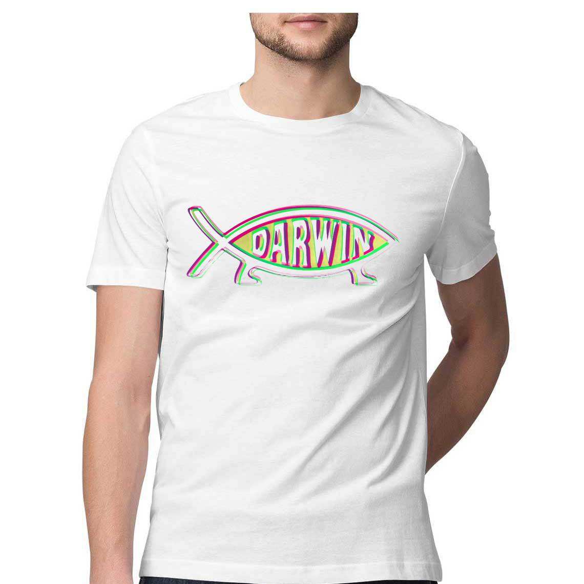 Darwin's Fish Men's T-Shirt - CBD Store India