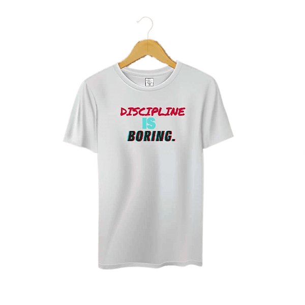 Discipline is Boring - OUTERBODY LABS - UNISEX HEMP T-shirt - CBD Store India