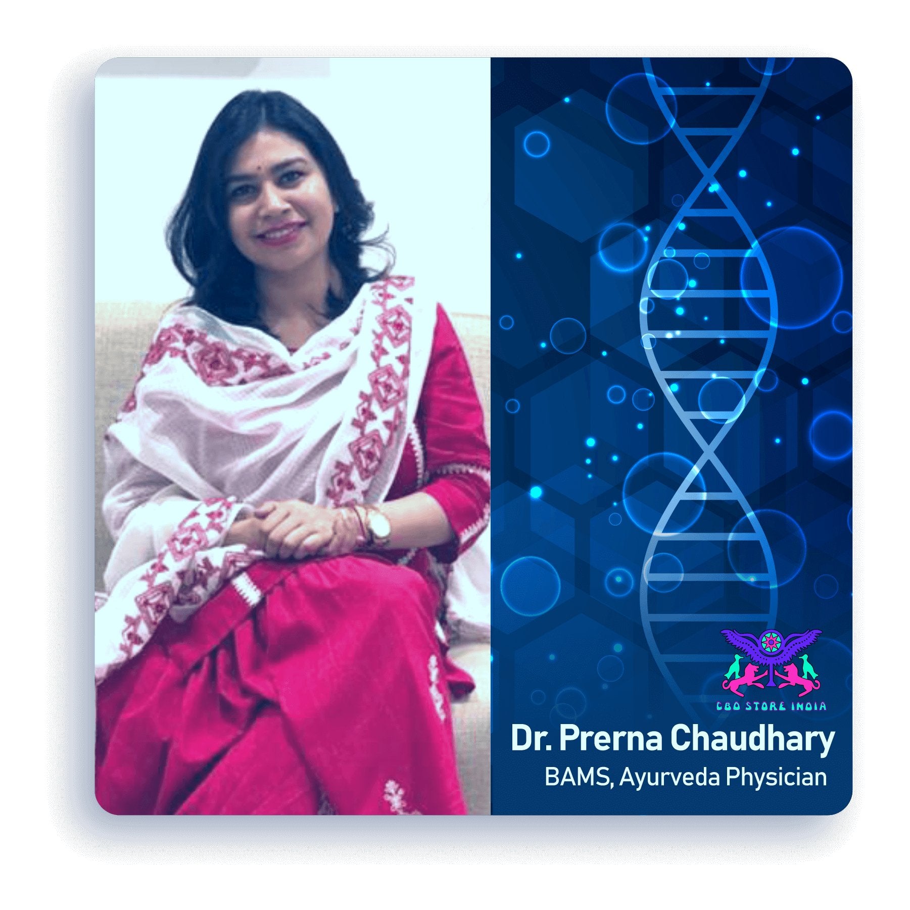 Dr. Prerna Chaudhary (B.A.M.S.) - Ayurveda Physician with 7+ years of experience - CBD Store India