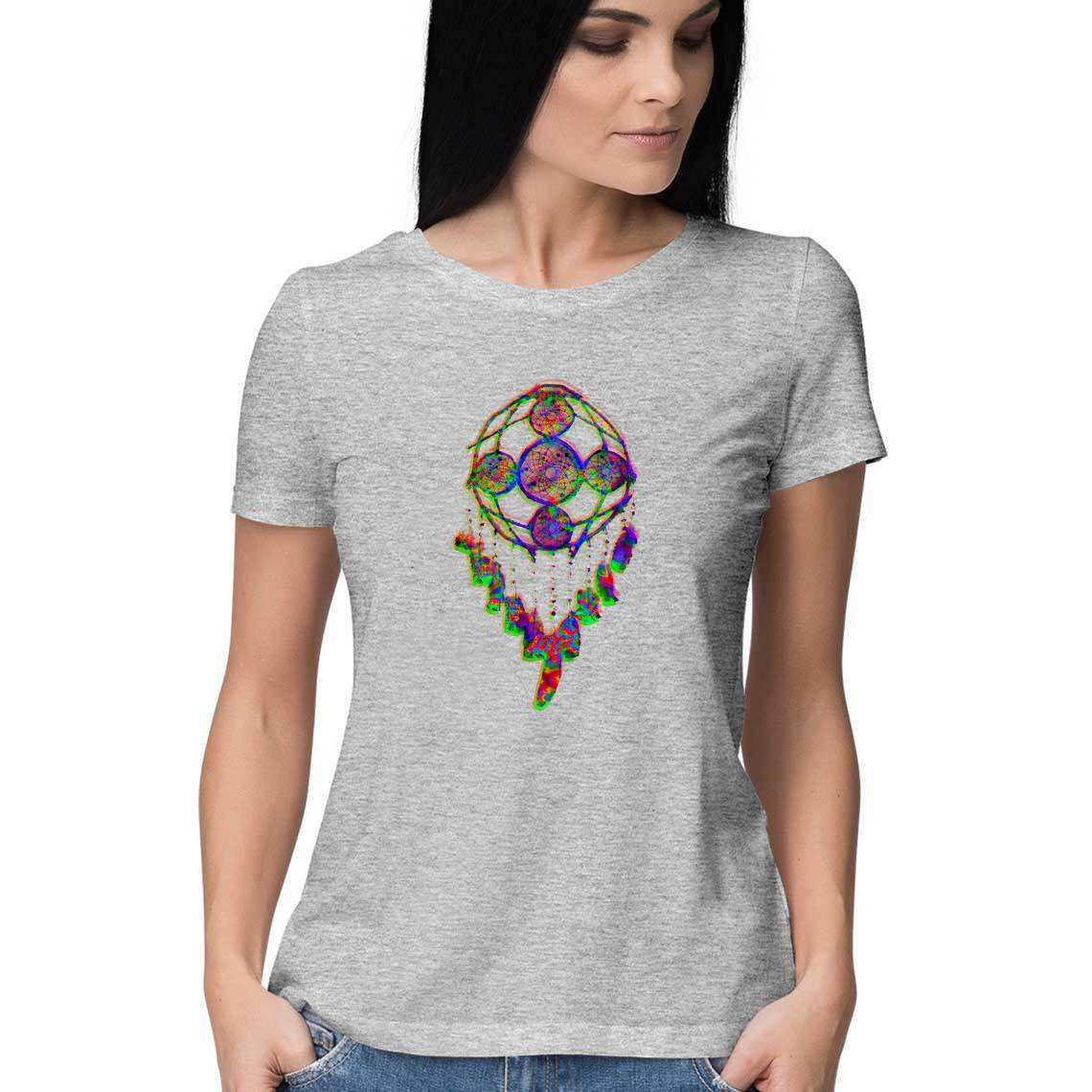 Dream Catcher by the Rainbow Women's T-Shirt - CBD Store India