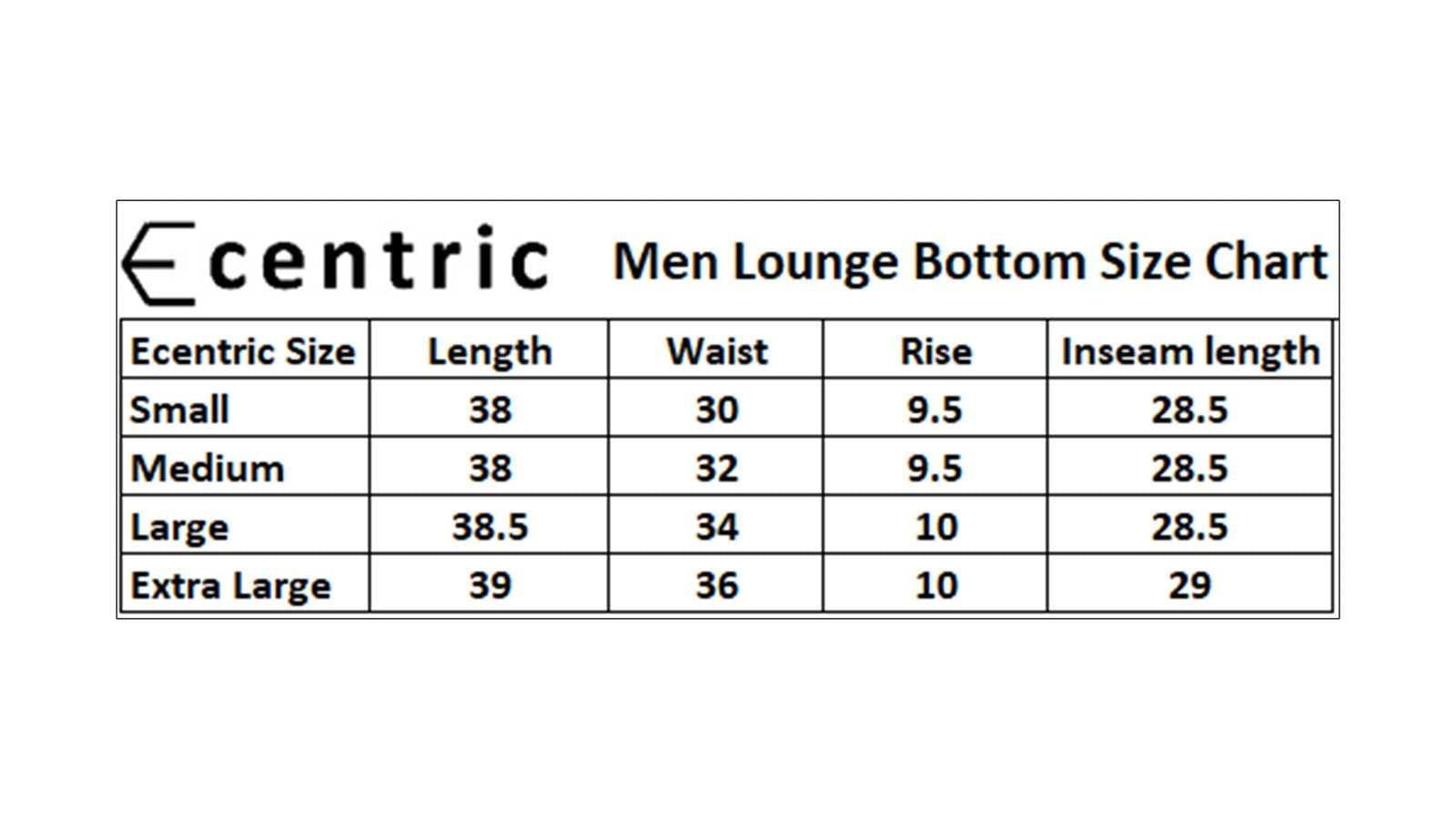 Ecentric Men's Sky Blue Colour Solid Lounge Pant.