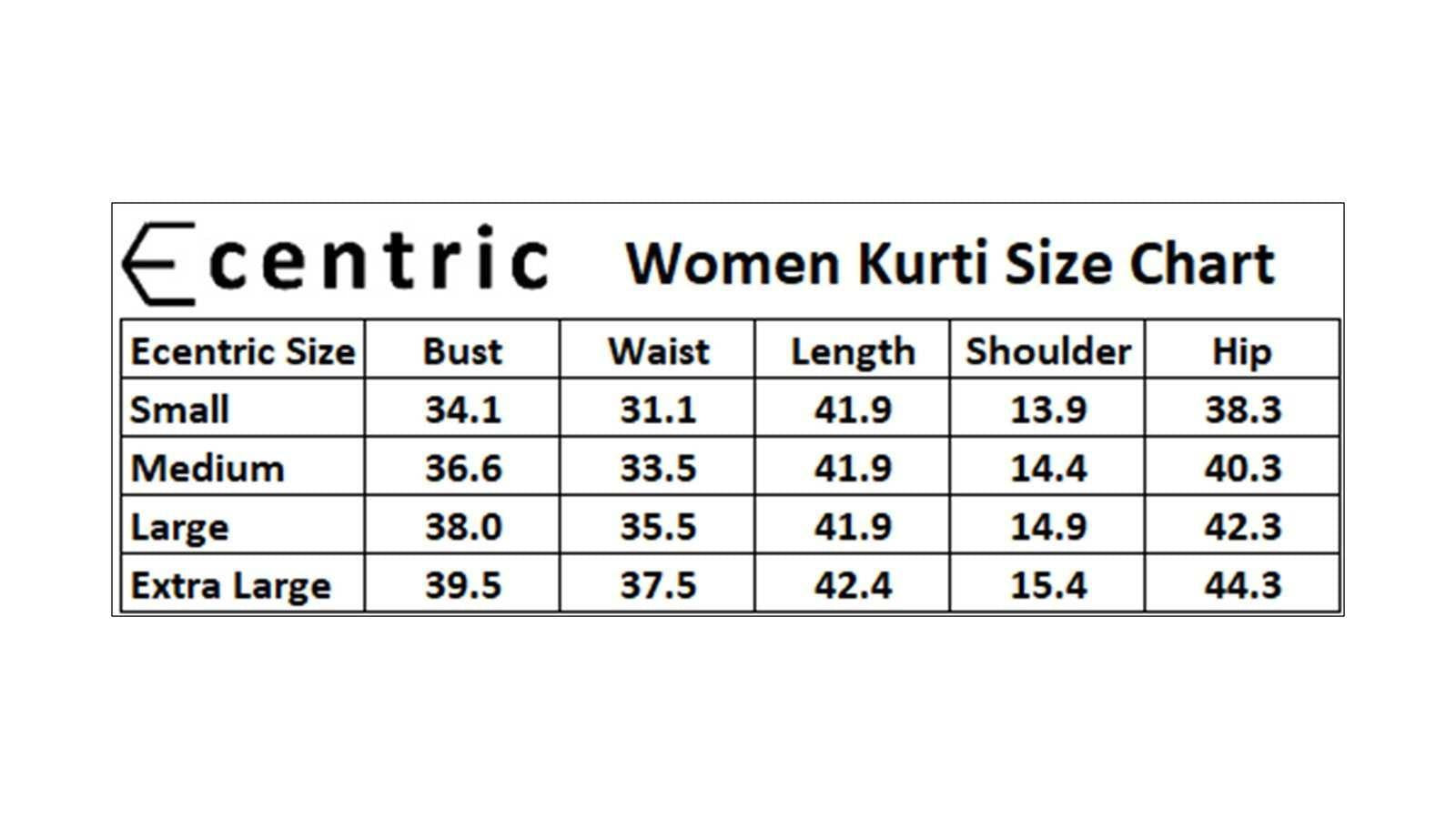 Ecentric Women's Navy Blue Colour Solid Hemp Straight Long Kurta.