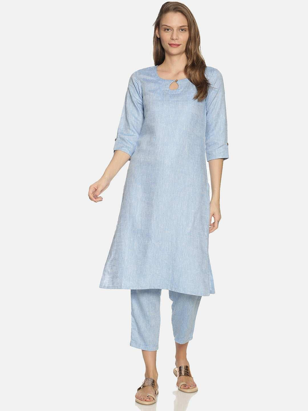 Ecentric Women's Navy Blue Colour Solid Lounge Wear Bottom.