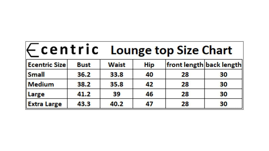 Ecentric Women's White Colour Solid High Low Lounge Wear TopEcentric Women's White Colour Solid High Low Lounge Wear Top