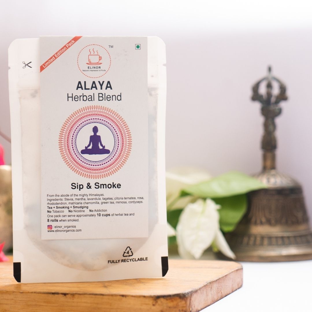 Elinor Organics | Alaya | Herbal Smoking Blend - CBD Store India