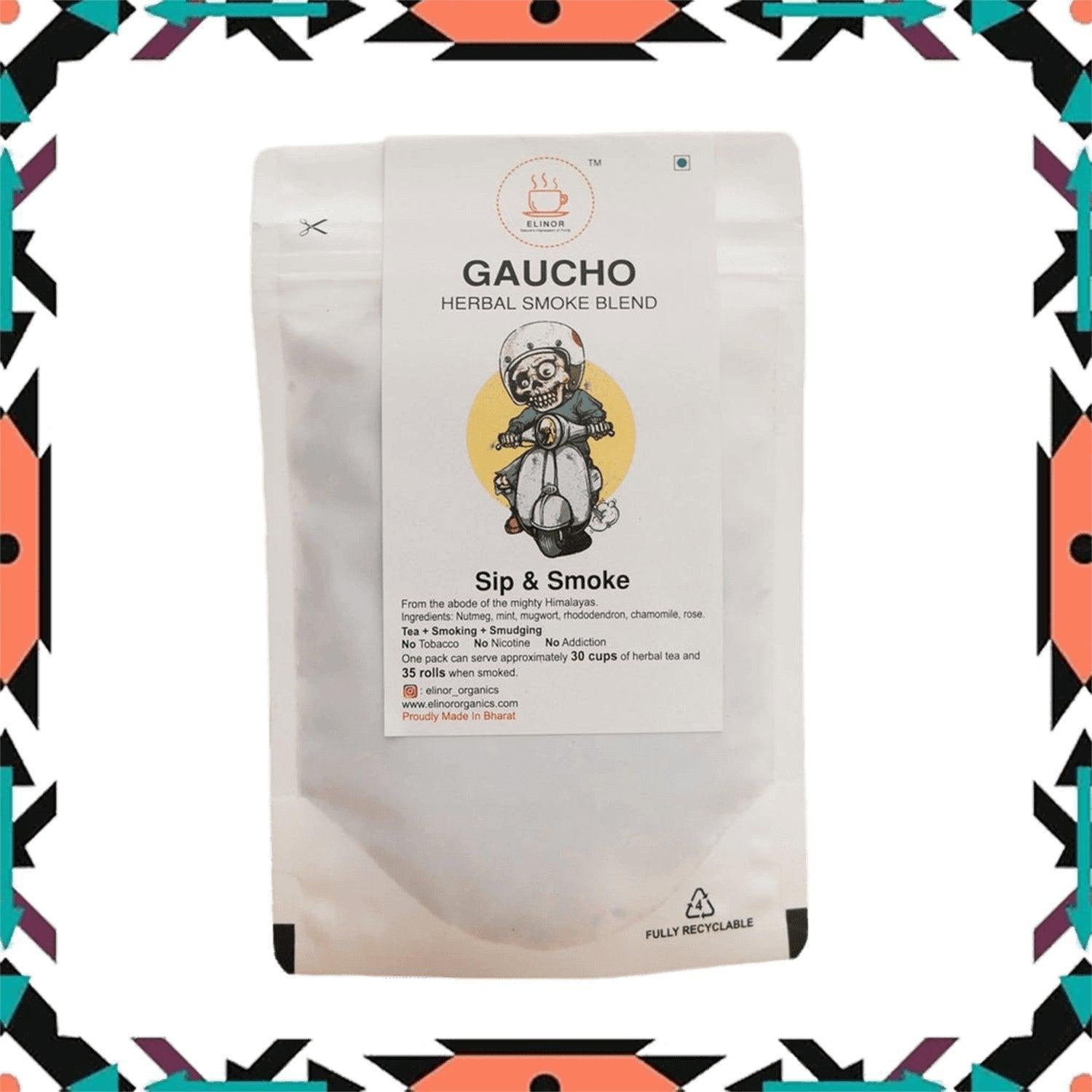 Elinor Organics | Gaucho | Herbal Smoking Blend.