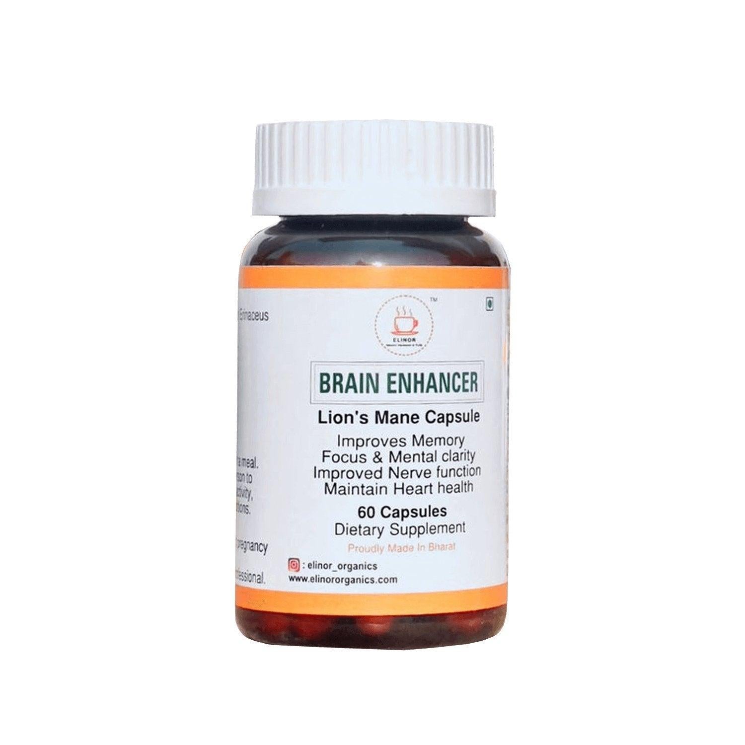 Elinor Organics | Lion’s Mane Capsules.