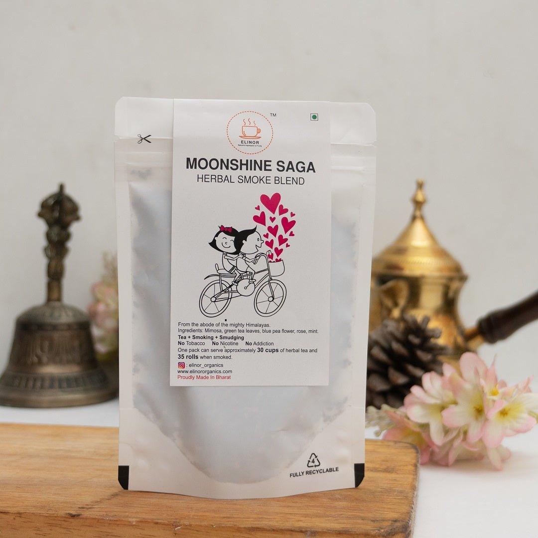 Elinor Organics | Moonshine Saga | Herbal Smoking BlendHerbal BlendMoonshine Saga Herbal Smoking Blend | Organic & Natural
