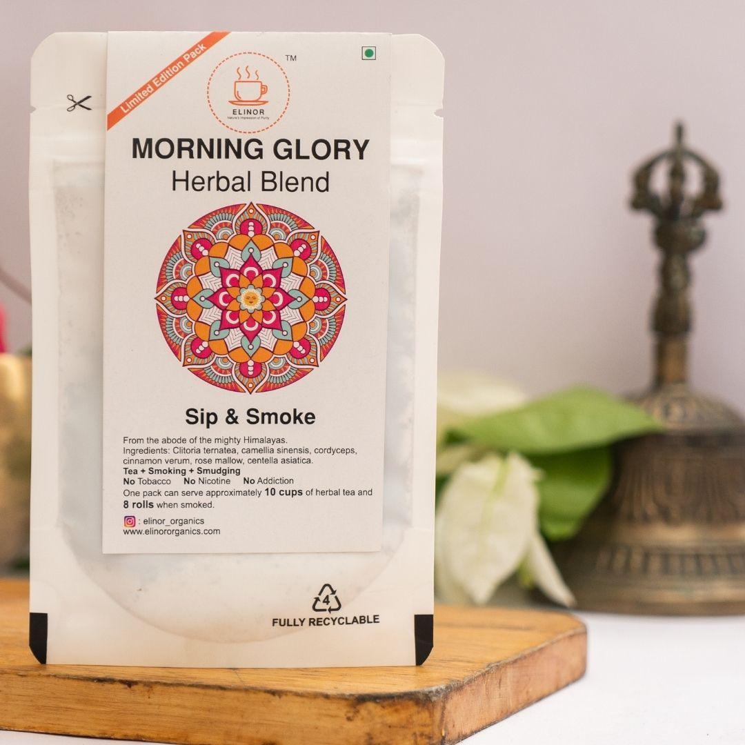 Elinor Organics | Morning Glory | Herbal Smoking Blend.