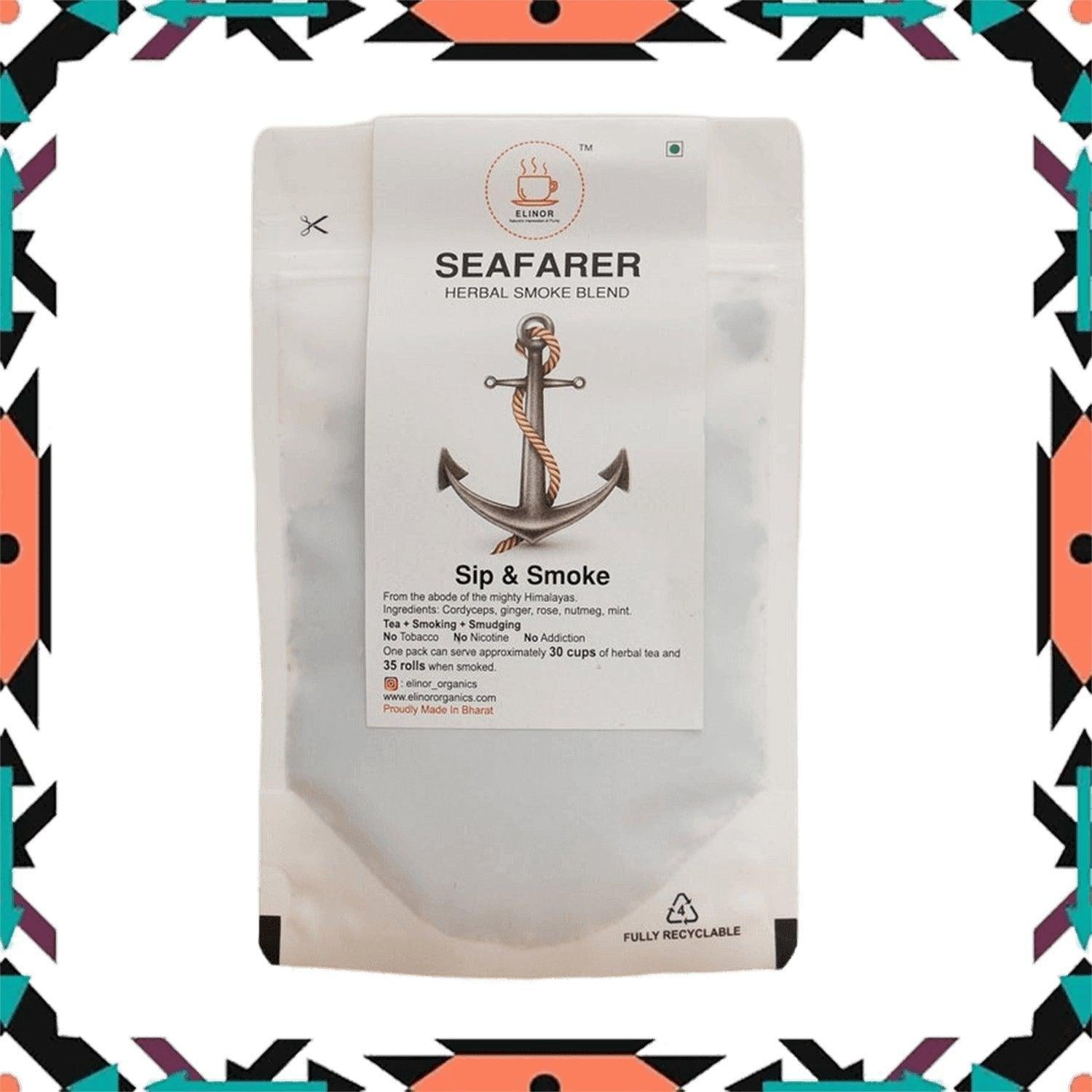 Elinor Organics | Seafarer | Herbal Smoking Blend.
