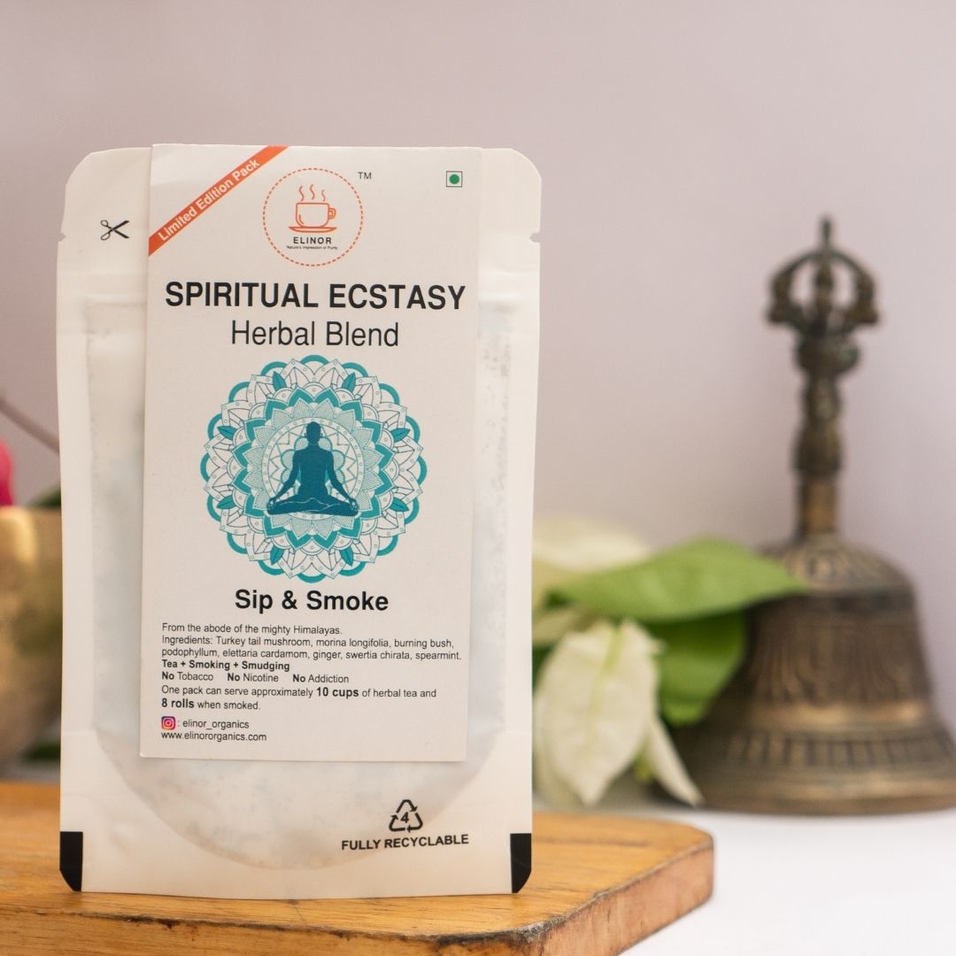 Elinor Organics | Spiritual Ecstasy | Herbal Smoking Blend - CBD Store India