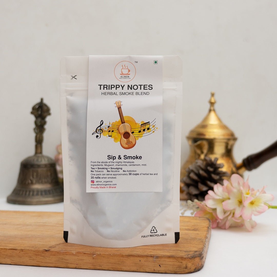 Elinor Organics | Trippy Notes | Herbal Smoking Blends - CBD Store India