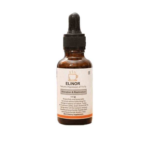 Elinor Organics | Turkey Tail Fungi Tincture (30 ml) - CBD Store India