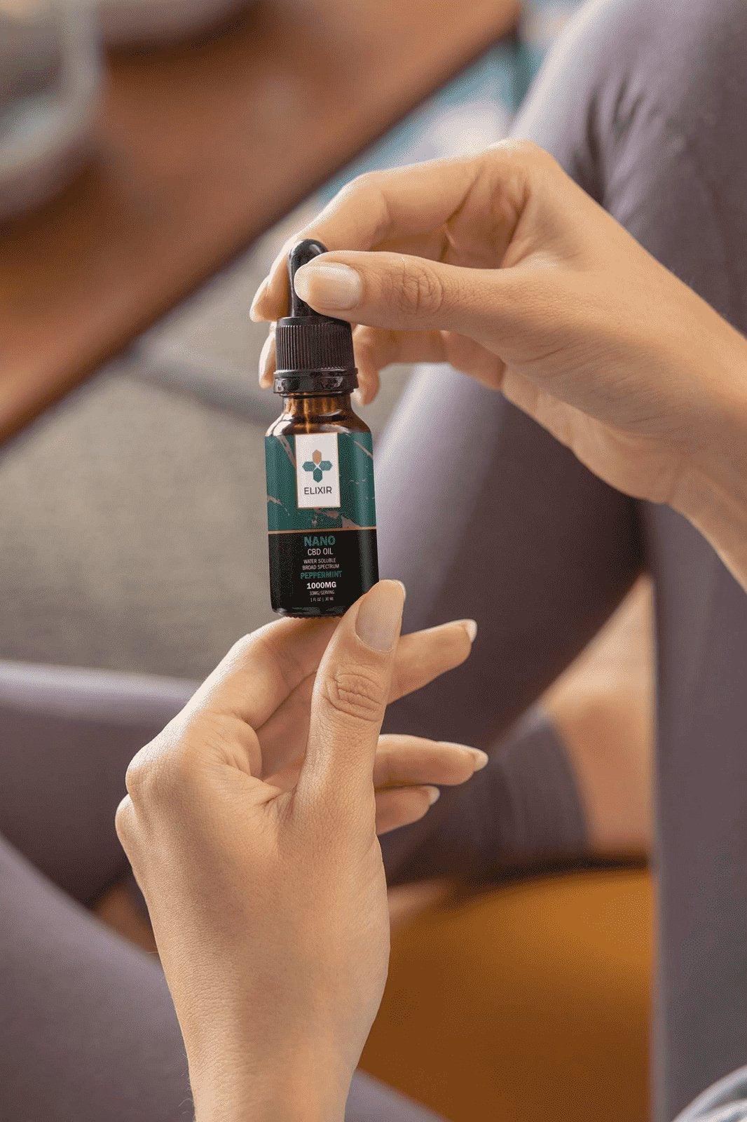 Elixir Peppermint Nano CBD Oil 1000mg.