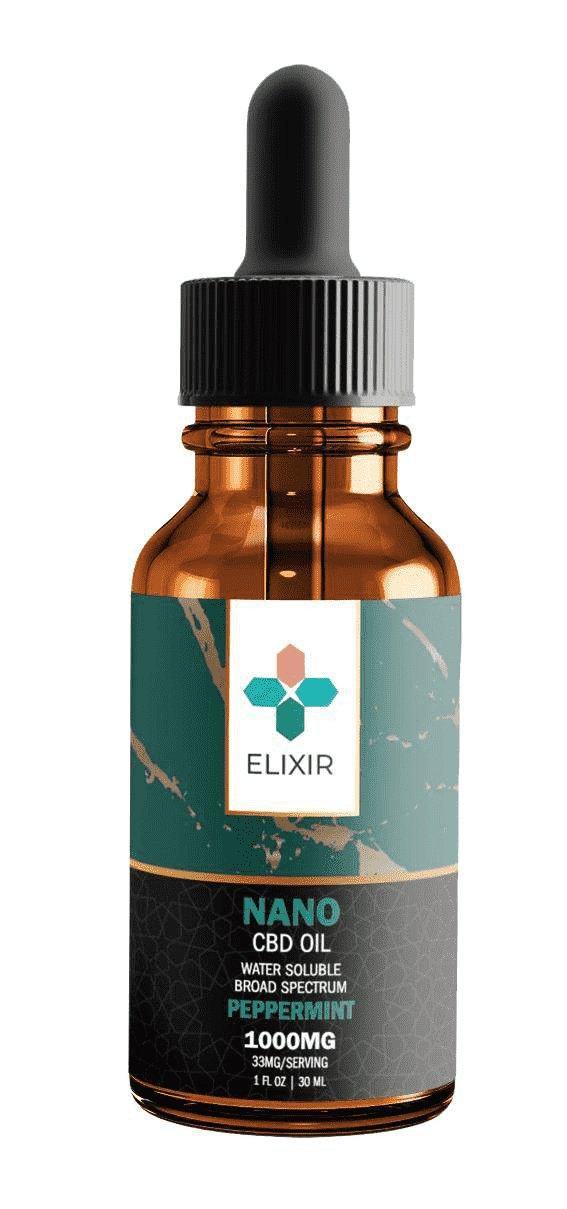Elixir Peppermint Nano CBD Oil 1000mg.