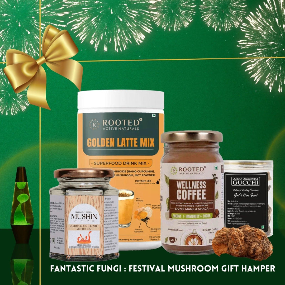 Fantastic Fungi : Festival Mushroom Gift HamperWellness BundlesMushroom Gift Hamper - Fantastic Fungi | Gourmet & Wellness
