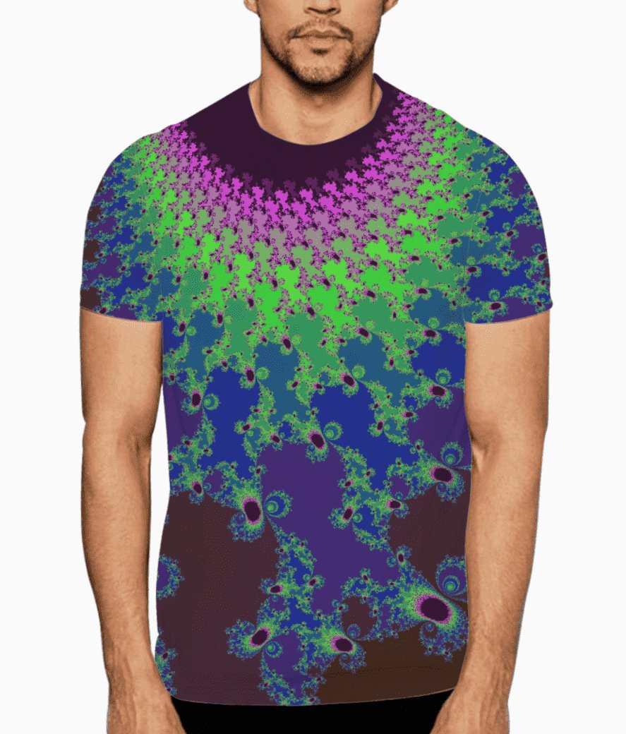 Fractal Illusions Men's T-Shirt - CBD Store India