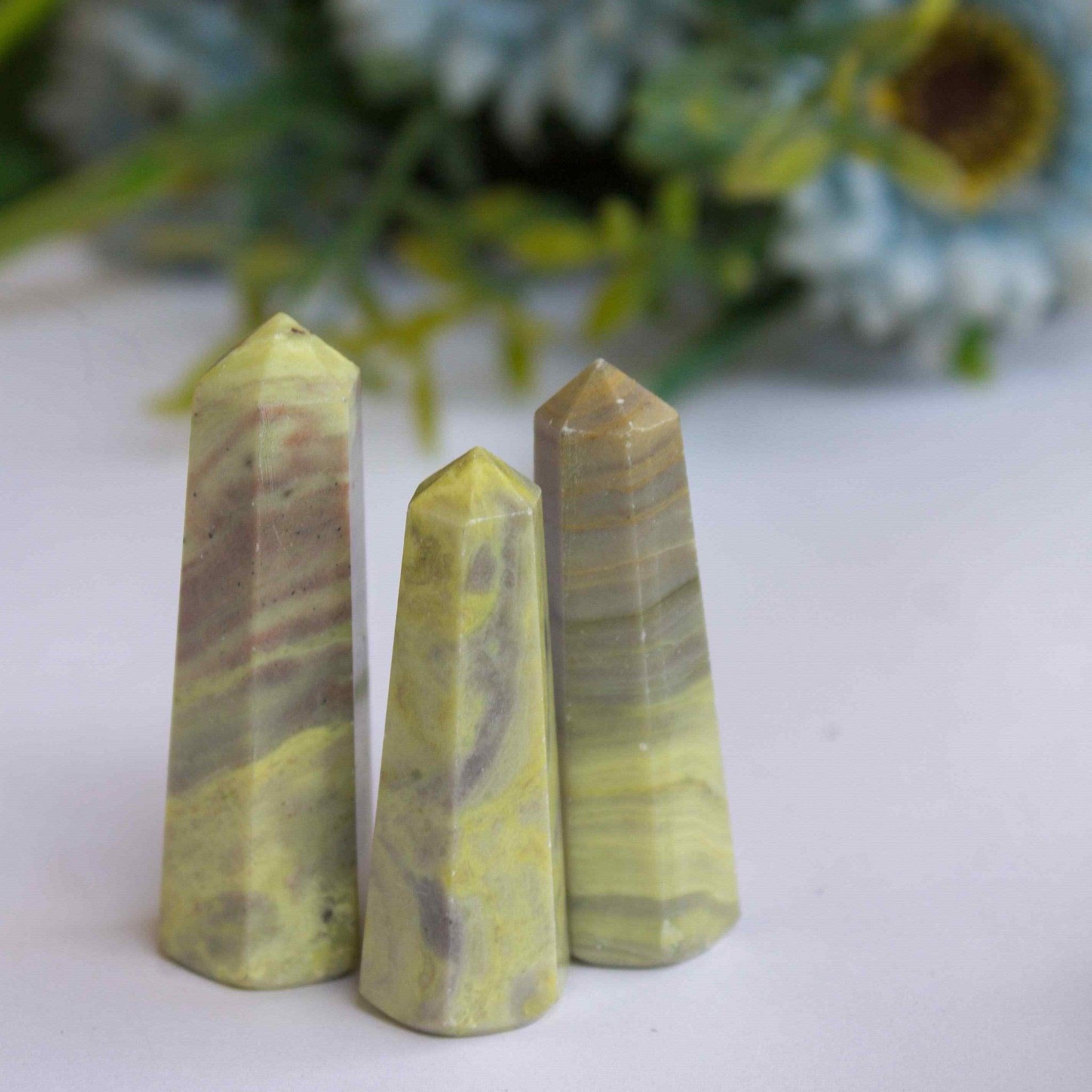 Gaea Crystal - Serpentine Crystal Pointer.