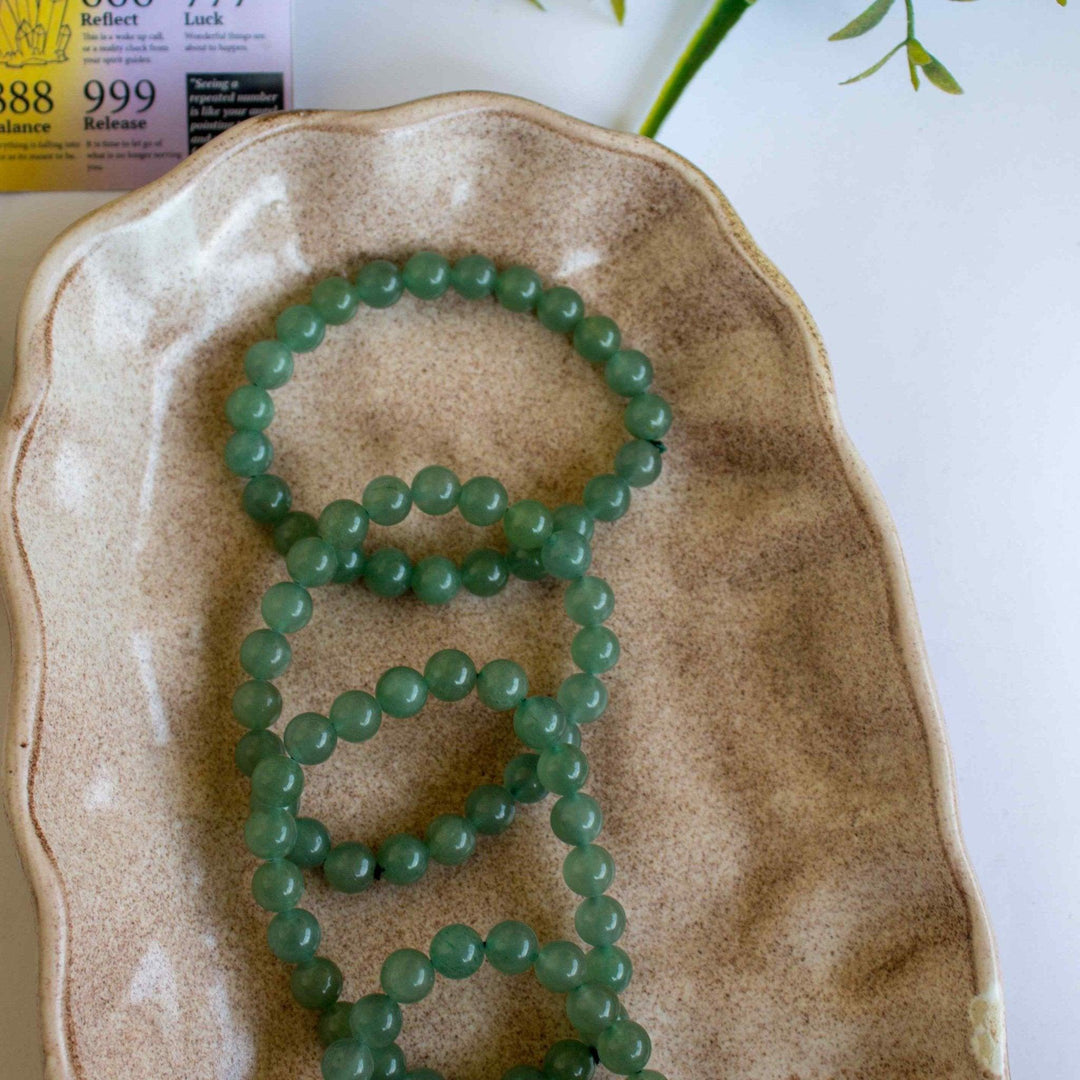 Gaea Crystals - Green Aventurine BraceletGemstones and Crystal JewelryGaea Crystals - Green Aventurine | Gemstone Bracelet for Men & Women