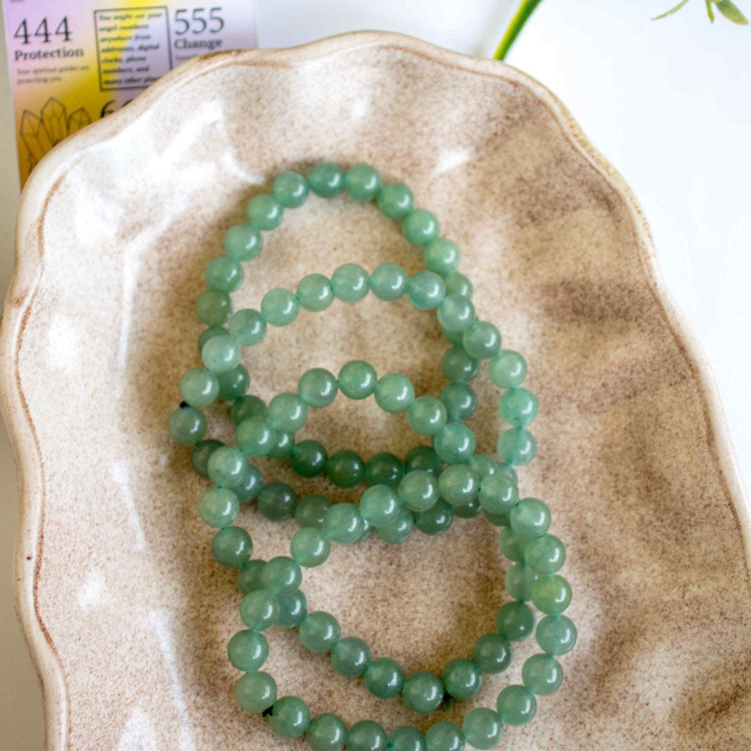 Gaea Crystals - Green Aventurine BraceletGemstones and Crystal JewelryGaea Crystals - Green Aventurine | Gemstone Bracelet for Men & Women