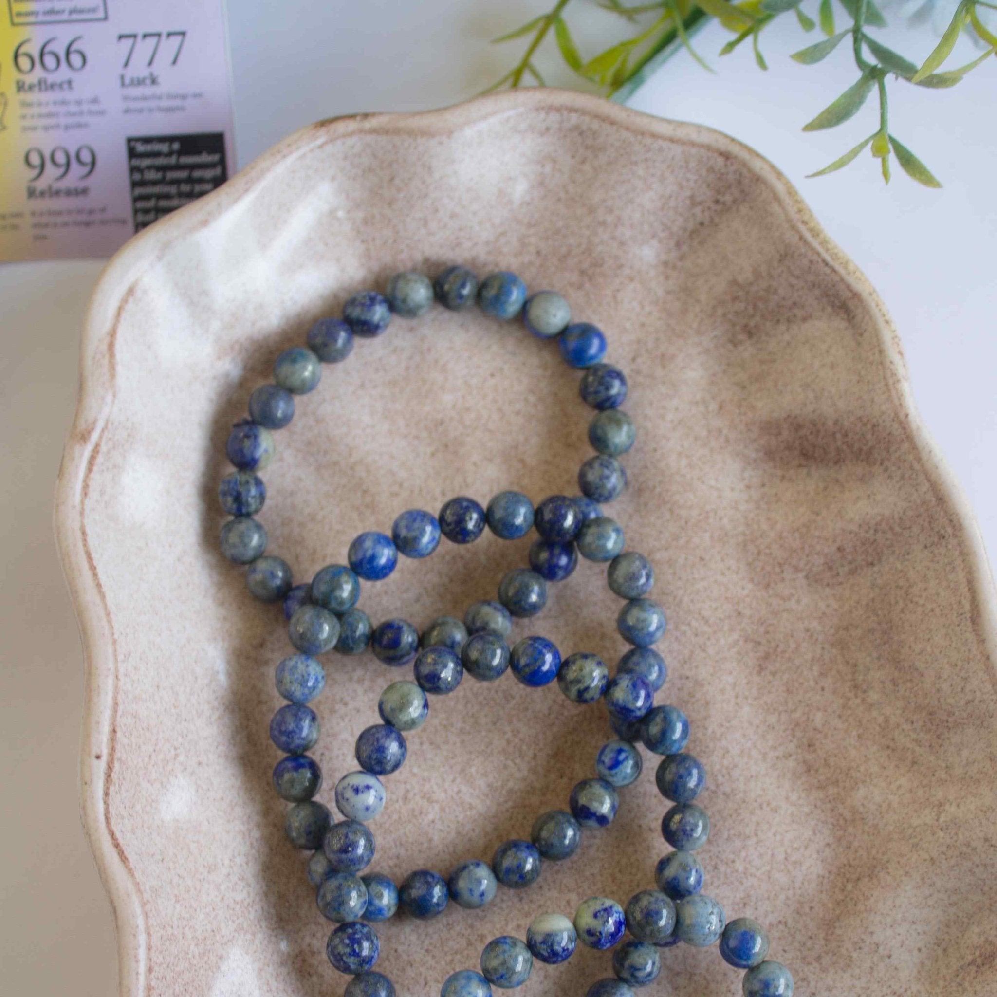 Gaea Crystals - Lapis Lazuli Bracelet.
