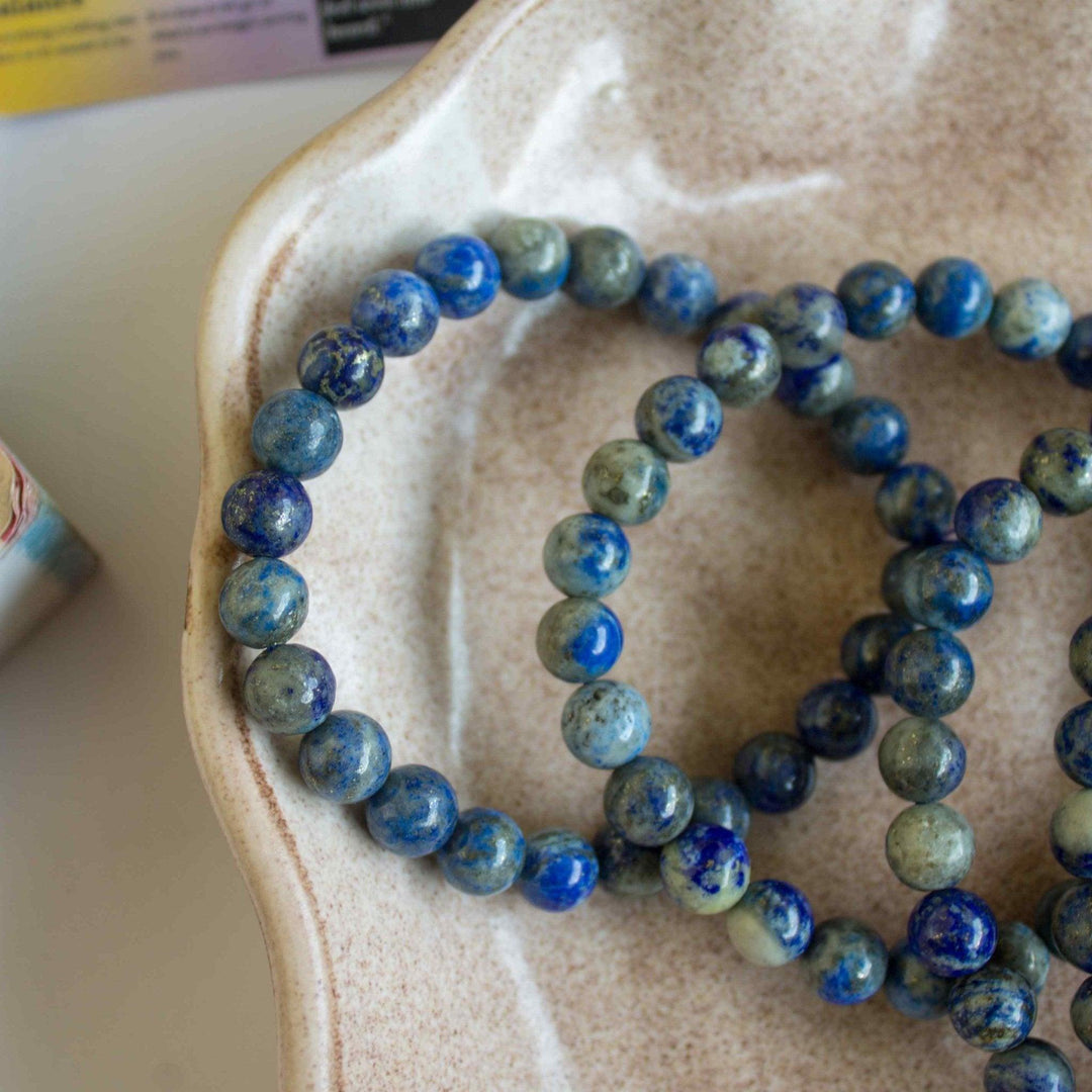 Gaea Crystals - Lapis Lazuli BraceletGemstones and Crystal JewelryGaea Crystals - Lapis Lazuli Bracelet | Gemstone Bracelet for Men & Women