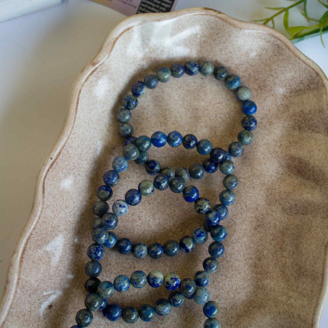 Gaea Crystals - Lapis Lazuli BraceletGemstones and Crystal JewelryGaea Crystals - Lapis Lazuli Bracelet | Gemstone Bracelet for Men & Women