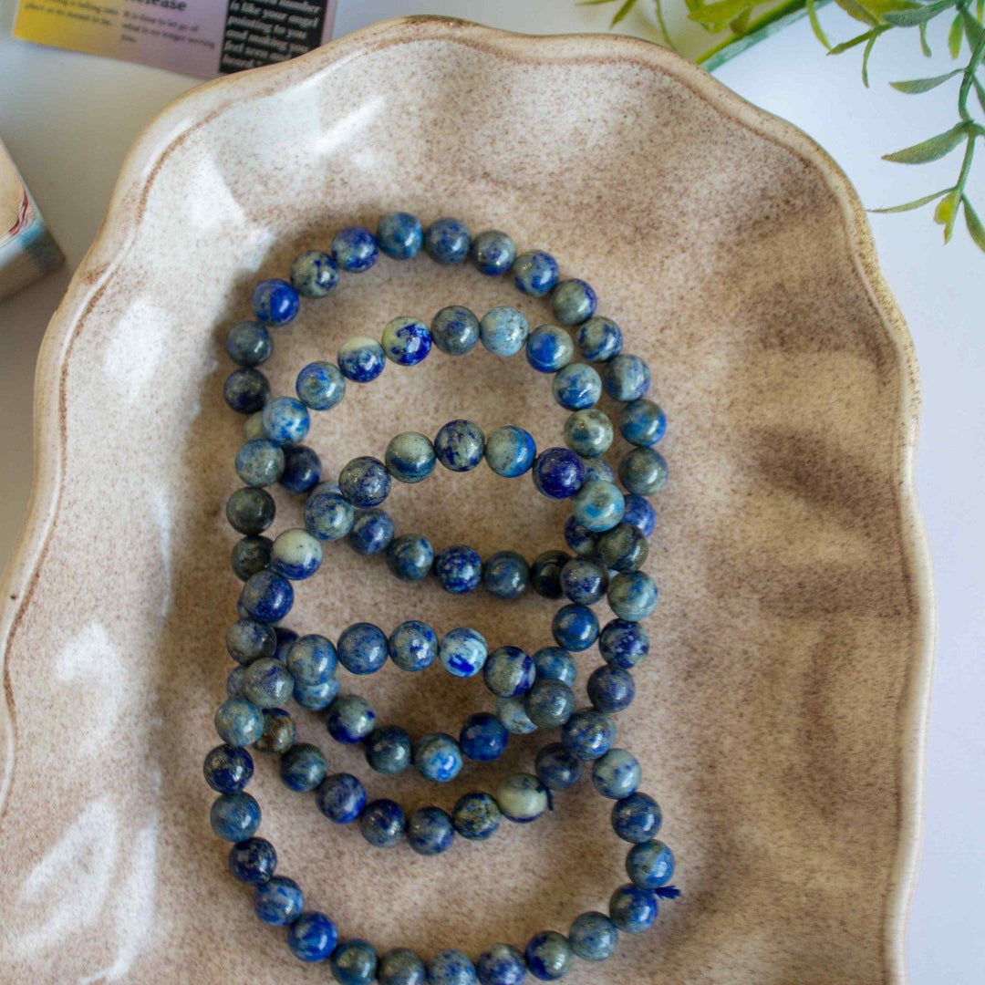 Gaea Crystals - Lapis Lazuli BraceletGemstones and Crystal JewelryGaea Crystals - Lapis Lazuli Bracelet | Gemstone Bracelet for Men & Women